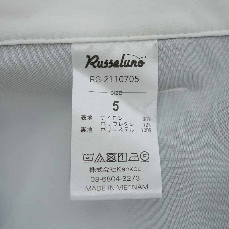 ラッセルノ/RUSSELUNO LINE LOGO PANTS ゴルフ ライン ロゴ パンツ ホワイト サイズ メンズ5 - メルカリ