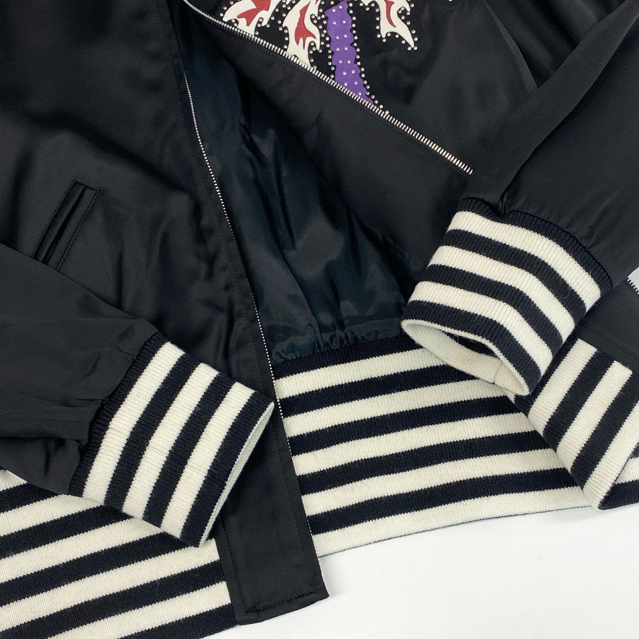 CELINE パームツリーテディスーベニアジャケット CELINE パームツリーテディスーベニアジャケット