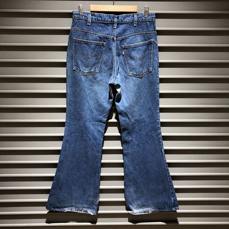 80's リーバイス Levi's 684-0217 ベルボトム デニムパンツ オレンジタブ フレアパンツ サイズ：W33.5 L32.5 ビッグベル【PI】