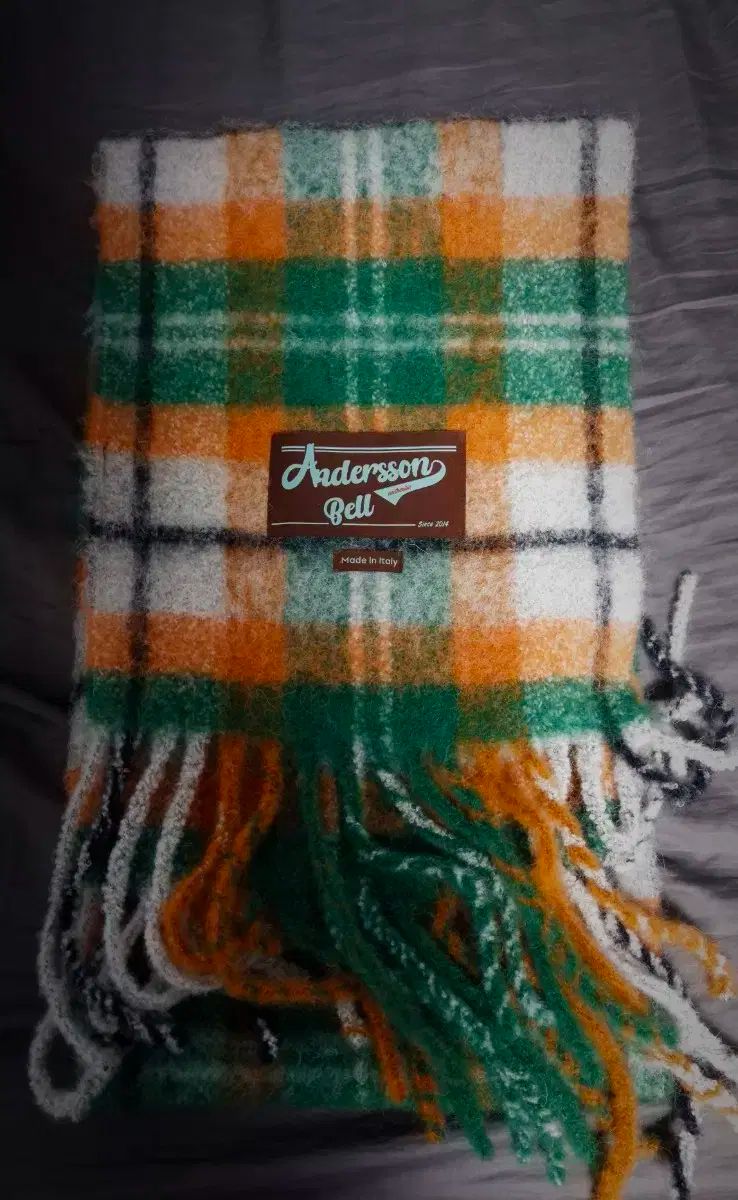 Andersson Bell アンダースンベル ビッグ チェック ストラ マフラー スカーフ