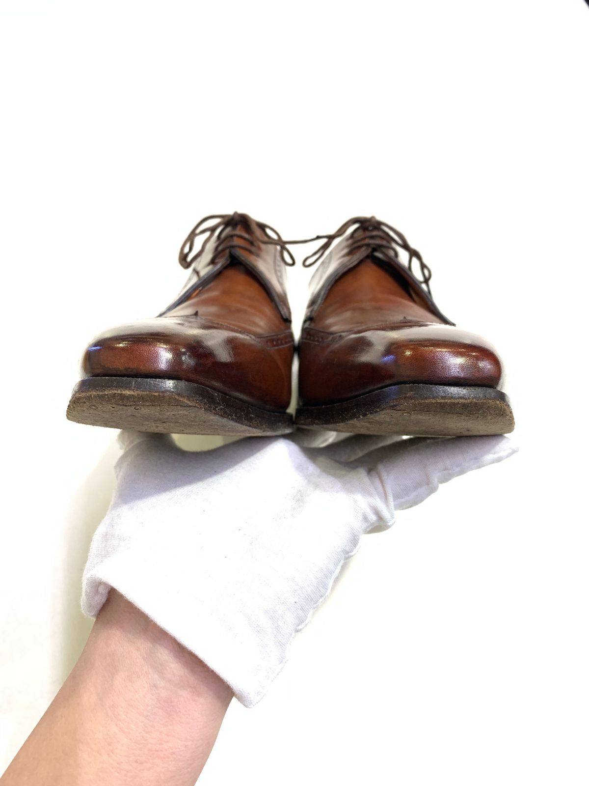 SANTONI サントーニ 7646 レザービジネスシューズ 革靴 ウィングチップ