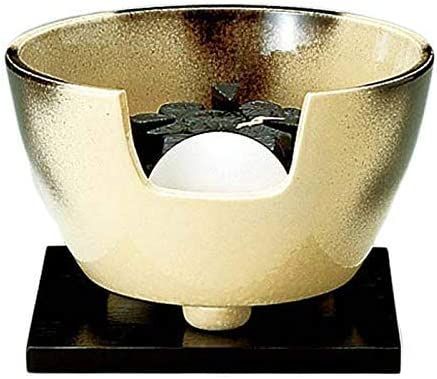 ヤマキ電熱器 紅鉢 風炉 雲華 強弱切替スイッチ付 YU-406 炭型