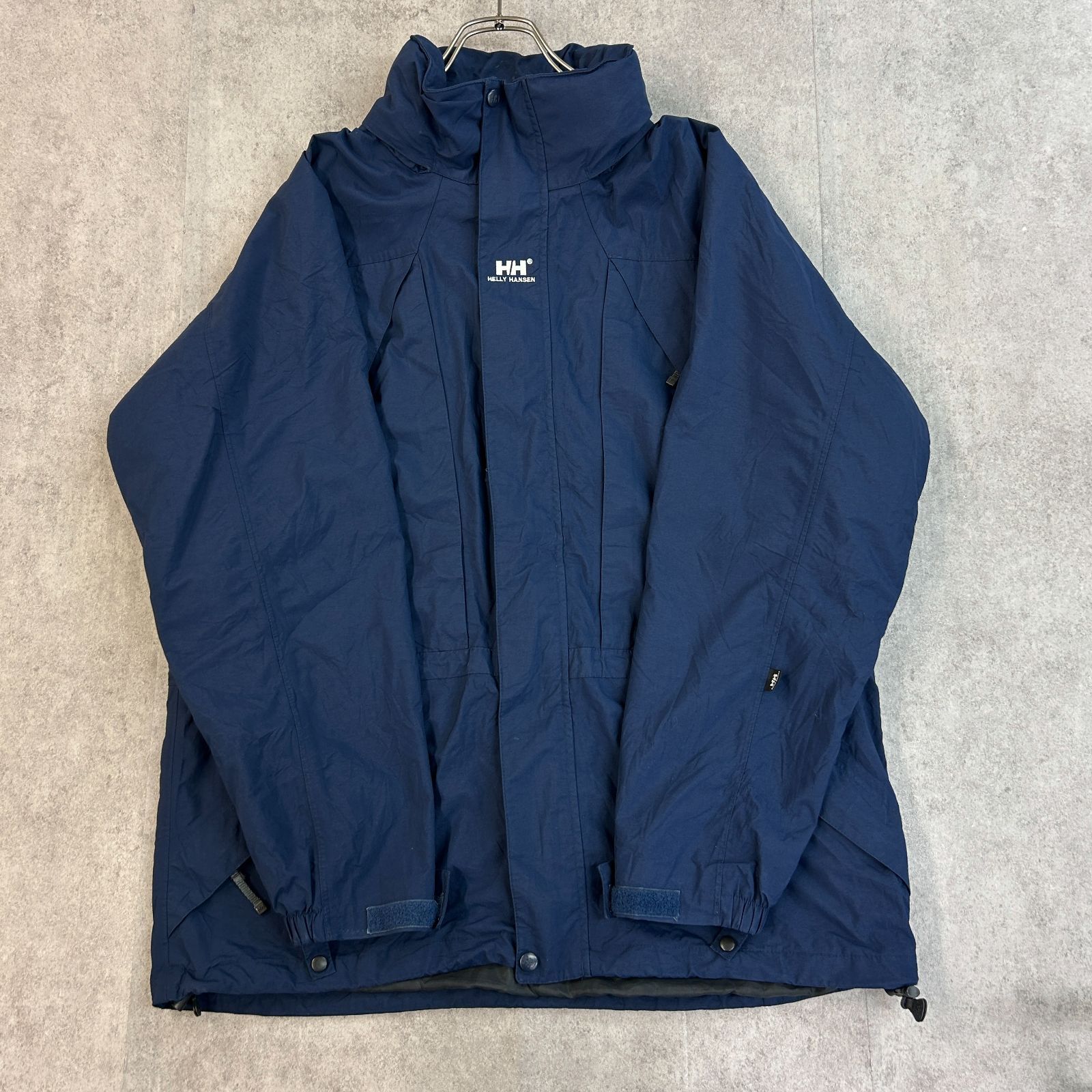 H/H HELLY HANSEN ヘリーハンセン アウトドア テック系 アウター マウンテンパーカー ナイロンジャケット 古着 ネイビー 紺色 L -  メルカリ