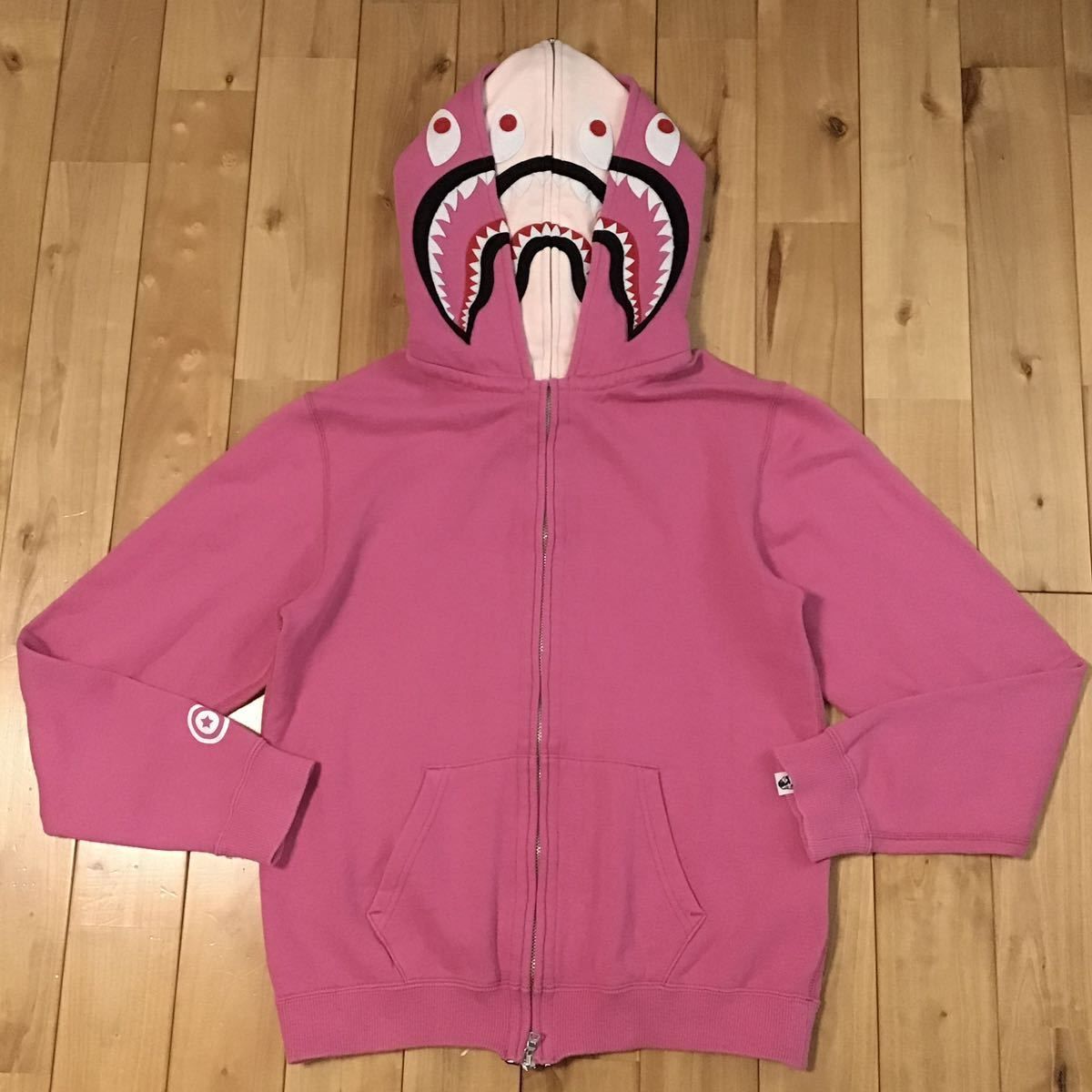 好評定番 A BATHING APE - APE BAPE SHARK HOODIE シャークパーカー