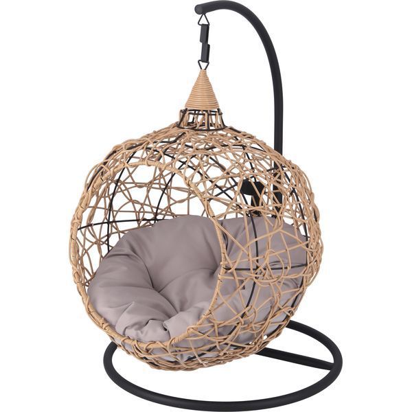 ペット用ハンギングチェア ラウンド NA ナチュラル 組立品