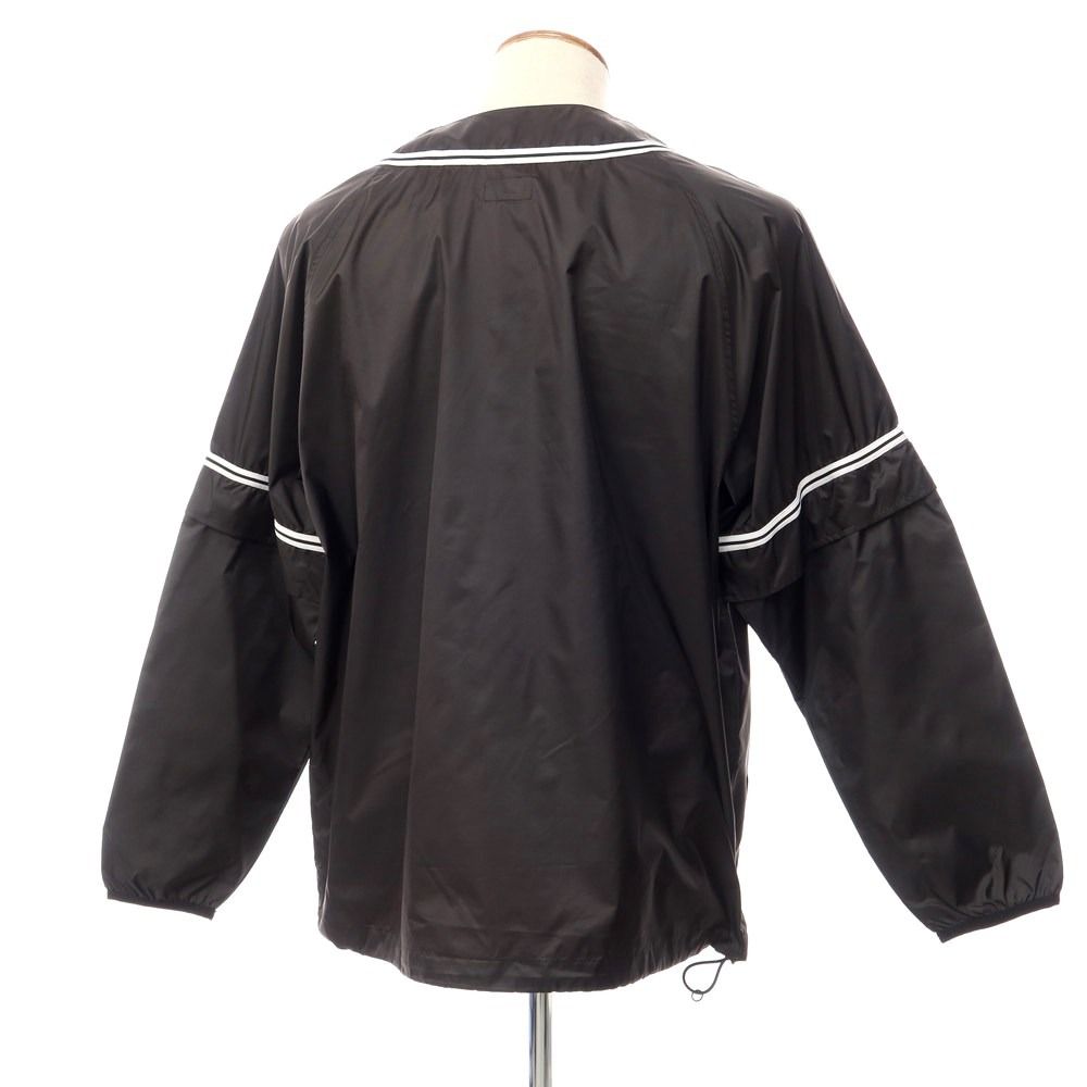 中古】シュプリーム Supreme 2022年春夏 Snap-Off Sleeve L/S Baseball Top ポリエステル 2WAY  ベースボールシャツ ブラックxホワイト【サイズM】【メンズ】 - メルカリ