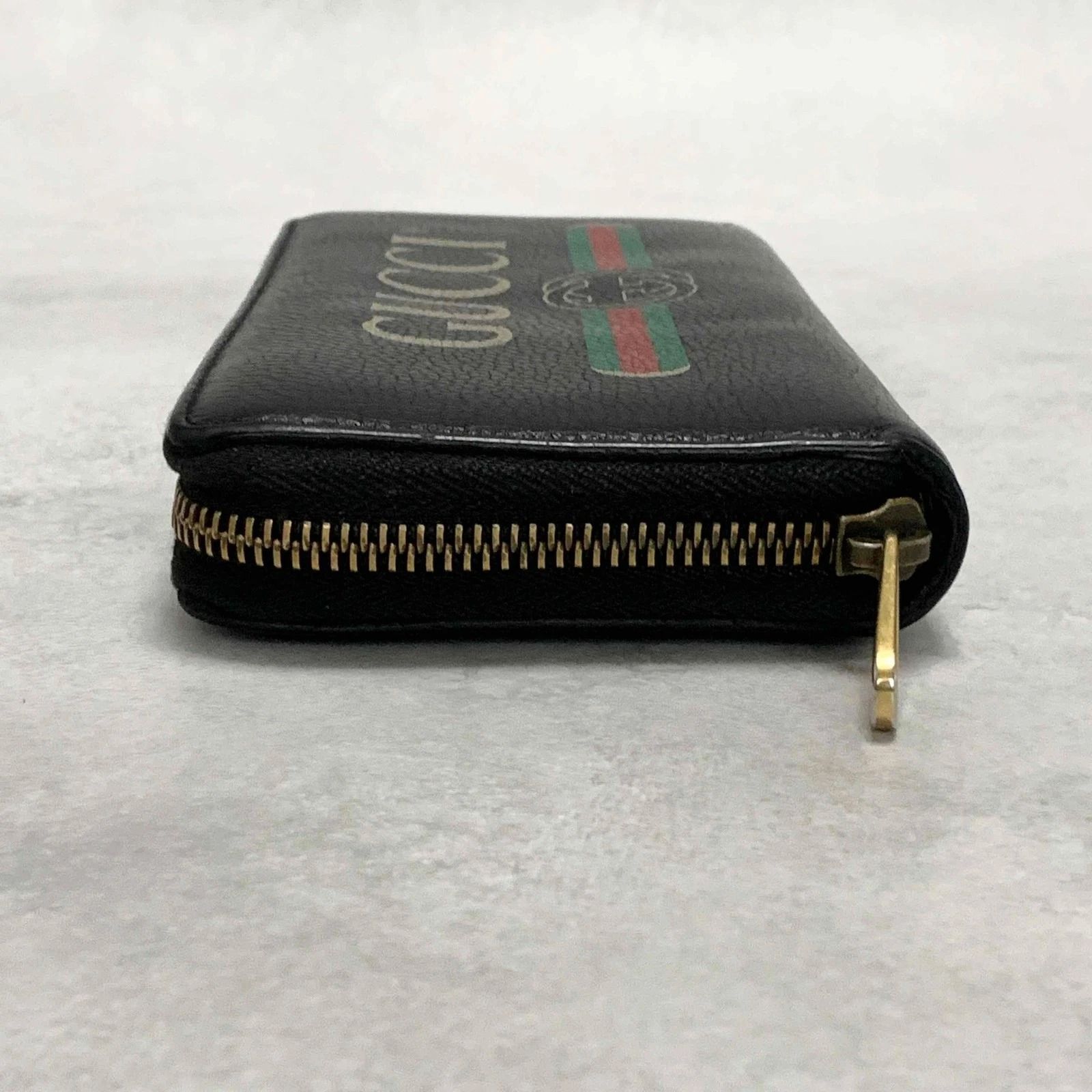 正規品　極美品　グッチ財布　グッチ長財布　グッチシェリーライン　グッチレザー 美品 GUCCI グッチ ラウンド長財布 ヴィンテージロゴ シェリー