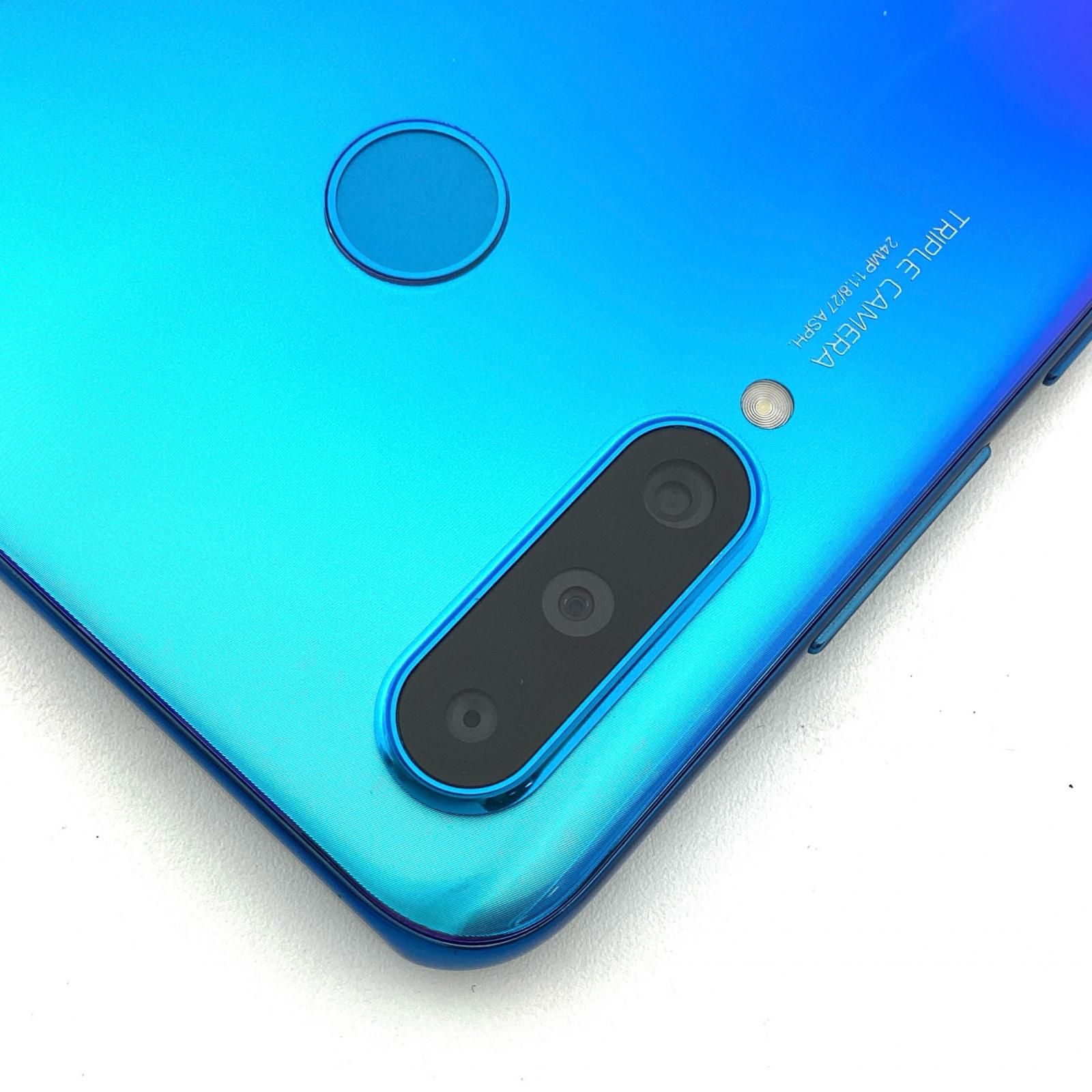 Huawei P30 lite 64GB ピーコックブルー Softbank SIMフリー MAR-LX2J