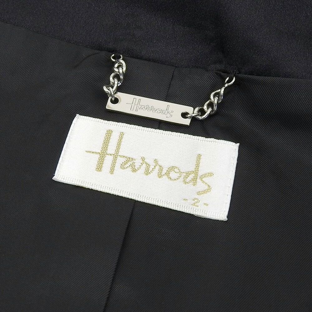 Harrods ジャケット&ワンピース ハロッズ Harrods 白黒ツィード ジャケット ワンピースセット