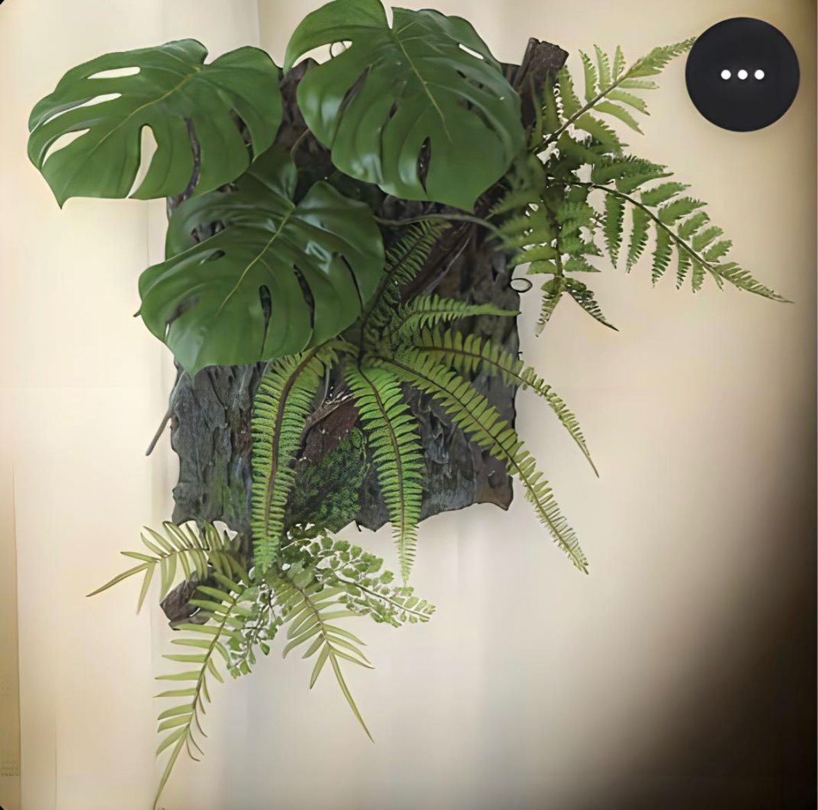 光触媒 人工観葉植物 ウォールグリーン フェイクグリーン 壁掛けモンステラデコ 壁面人工樹木