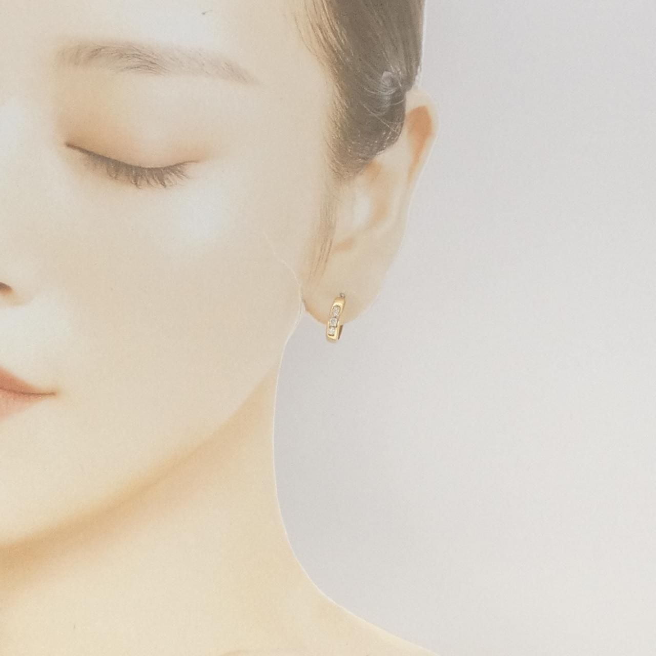 K18YG/K18PG ダイヤモンド ピアス 0.32CT - メルカリ 