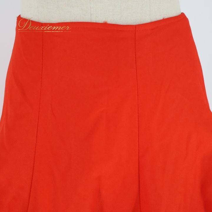 赤色 フラメンコスカート