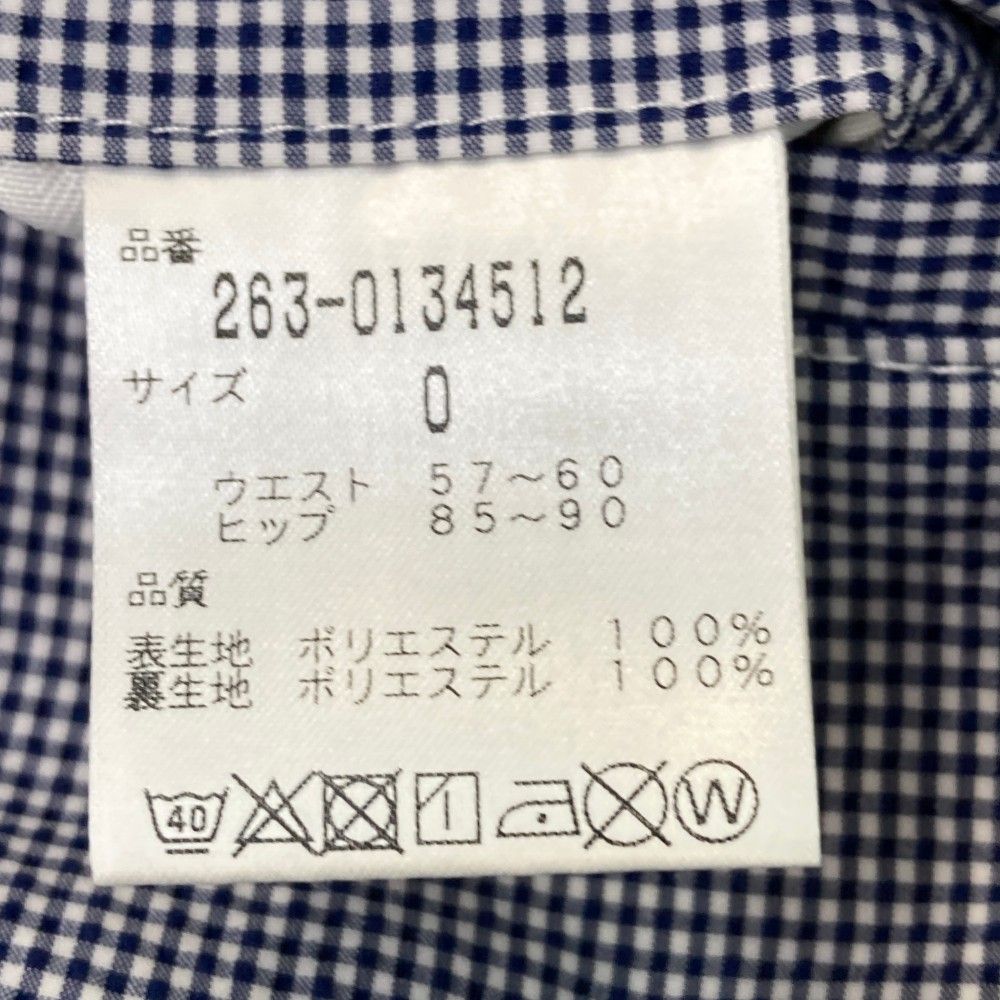 サイズ：0 JACK BUNNY ジャックバニー  インナー付きスカート ギンガムチェック ネイビー系 [240101443784] ゴルフウェア レディース ストスト サイズ：0 JACK BUNNY ジャックバニー インナー付スカート シア