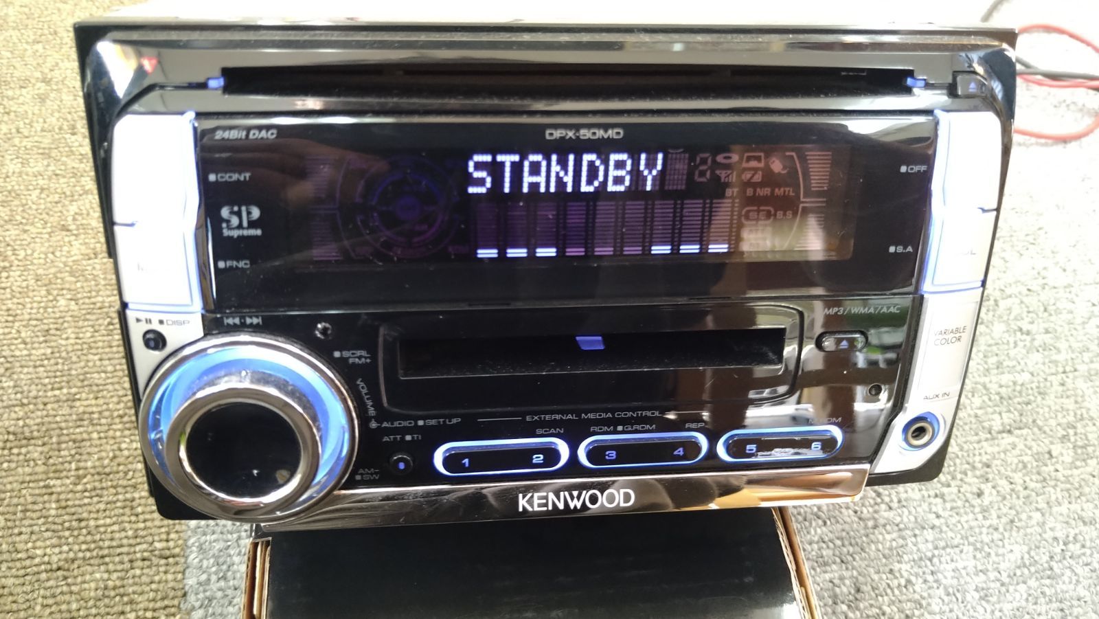 KENWOOD カーオーディオCD MDデッキです~(^o^)DPX-50MD KENWOOD カーオーディオCD MDデッキです~(^o^)DPX-50MD