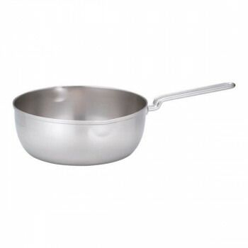 遠藤商事　SA18-10共柄三層鋼雪平鍋(目盛付)　22cm　AYK52022 4,480円