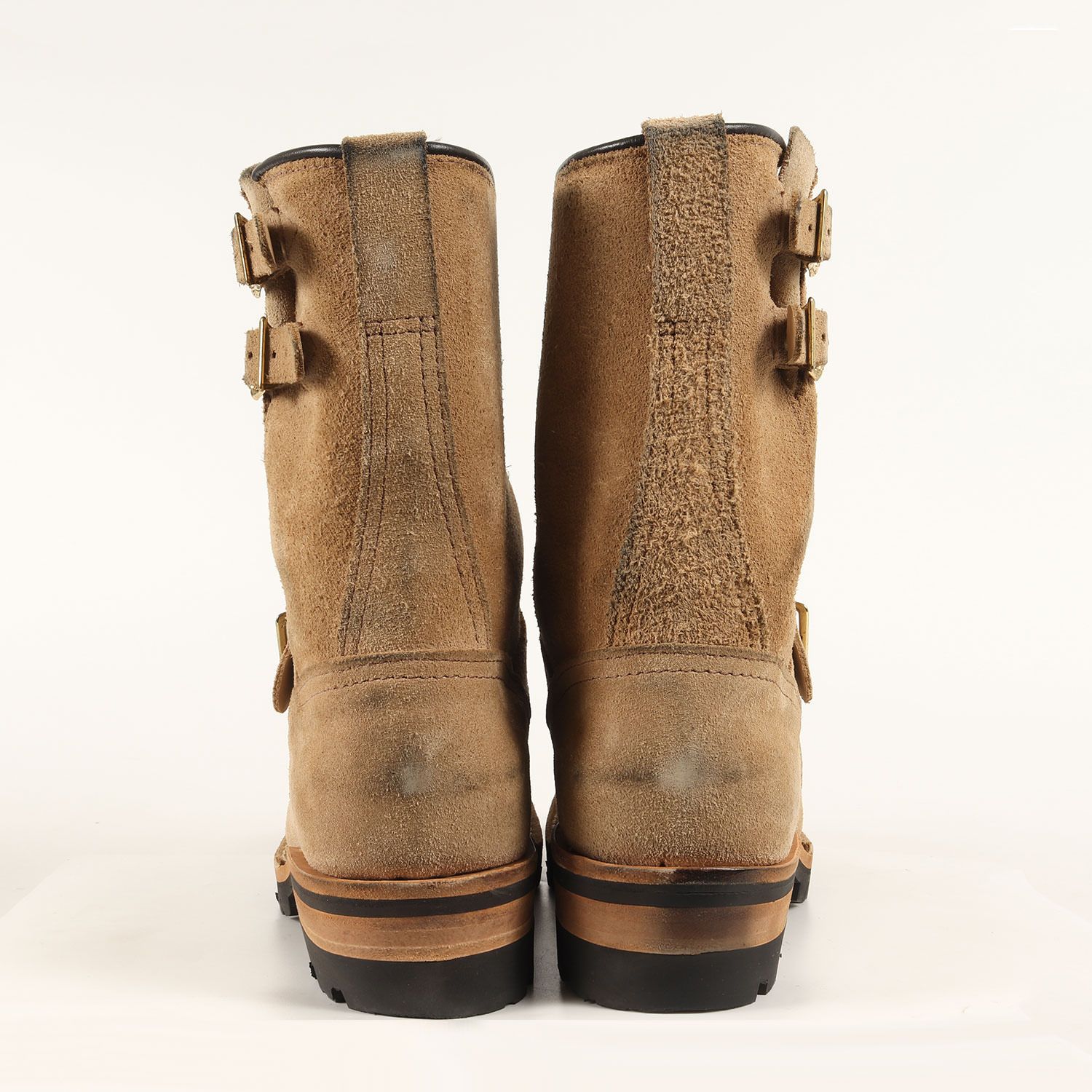 WESCO ウエスコ CUSTOM BOSS ダブルベルト スエード × ゴート