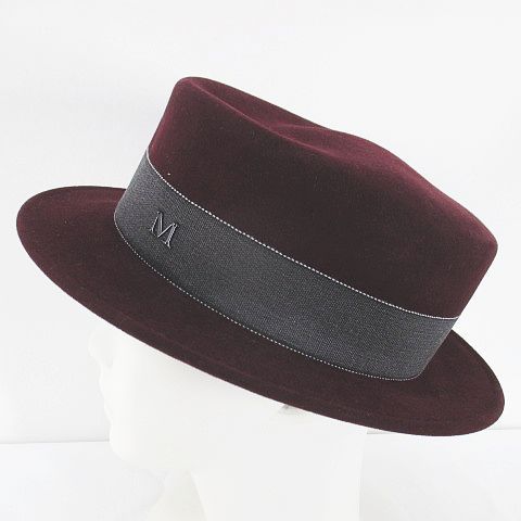 メゾンミッシェル　フェルトハット M MAISON MICHEL メゾンミッシェル レディース ハット サイズ：M