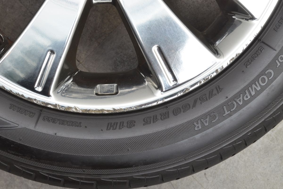 日産純正 AUTECH 15インチ ホイール 175/60R15 タイヤ 日産純正アルミ 