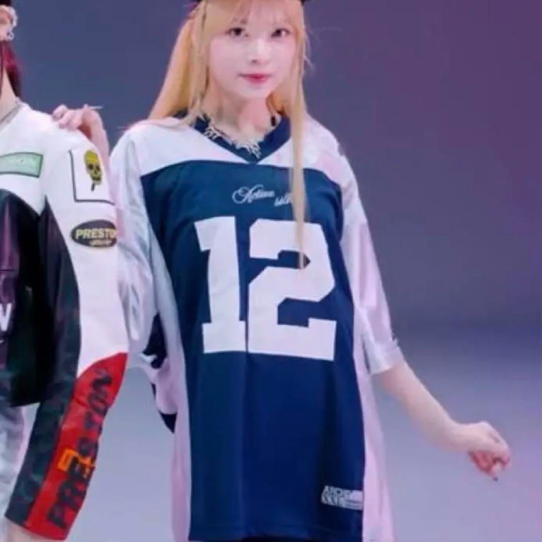 ユニフォームTシャツ ウンチェ ナンバー ブロークコア Y2K 韓国 ルセラ着用 ユニフォームTシャツ ウンチェ ナンバー ブロークコア Y2K 韓国