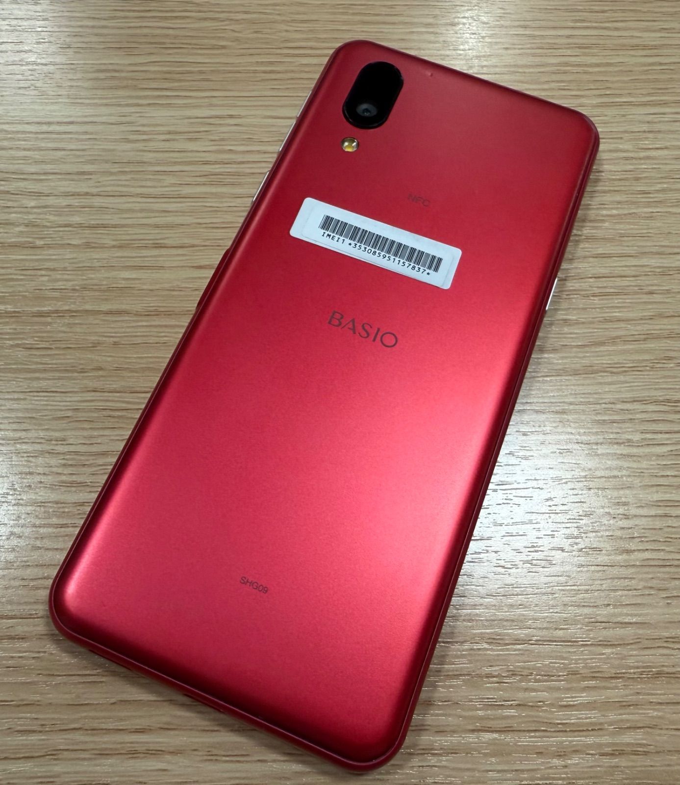 スマートフォン本体 au BASIO active SHG09 SIMフリー