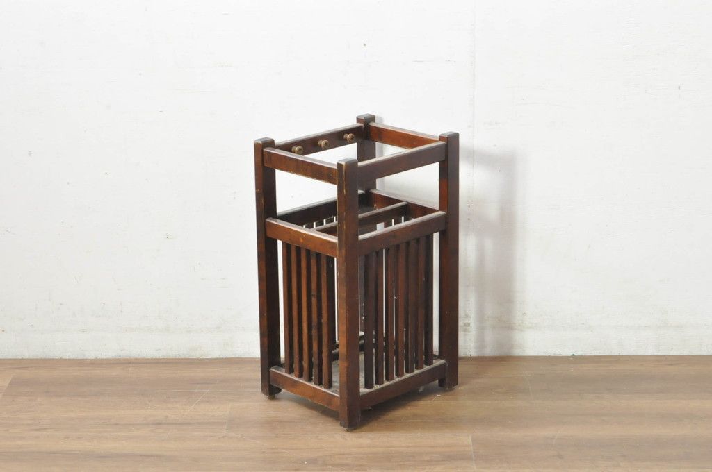 【 希少 】北海道民芸家具 傘立て ☆事前問合せ必須☆ 北海道民芸家具 傘立て 和製ビンテージ 希少 廃番