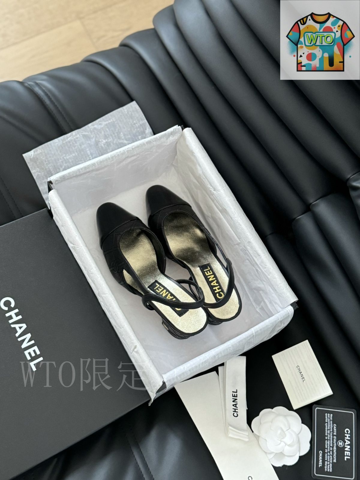 エレガントなパールの輝き♪【CHANEL】 スリングバックサンダル シャネル スリングバック バックレス サンダル08 - メルカリ