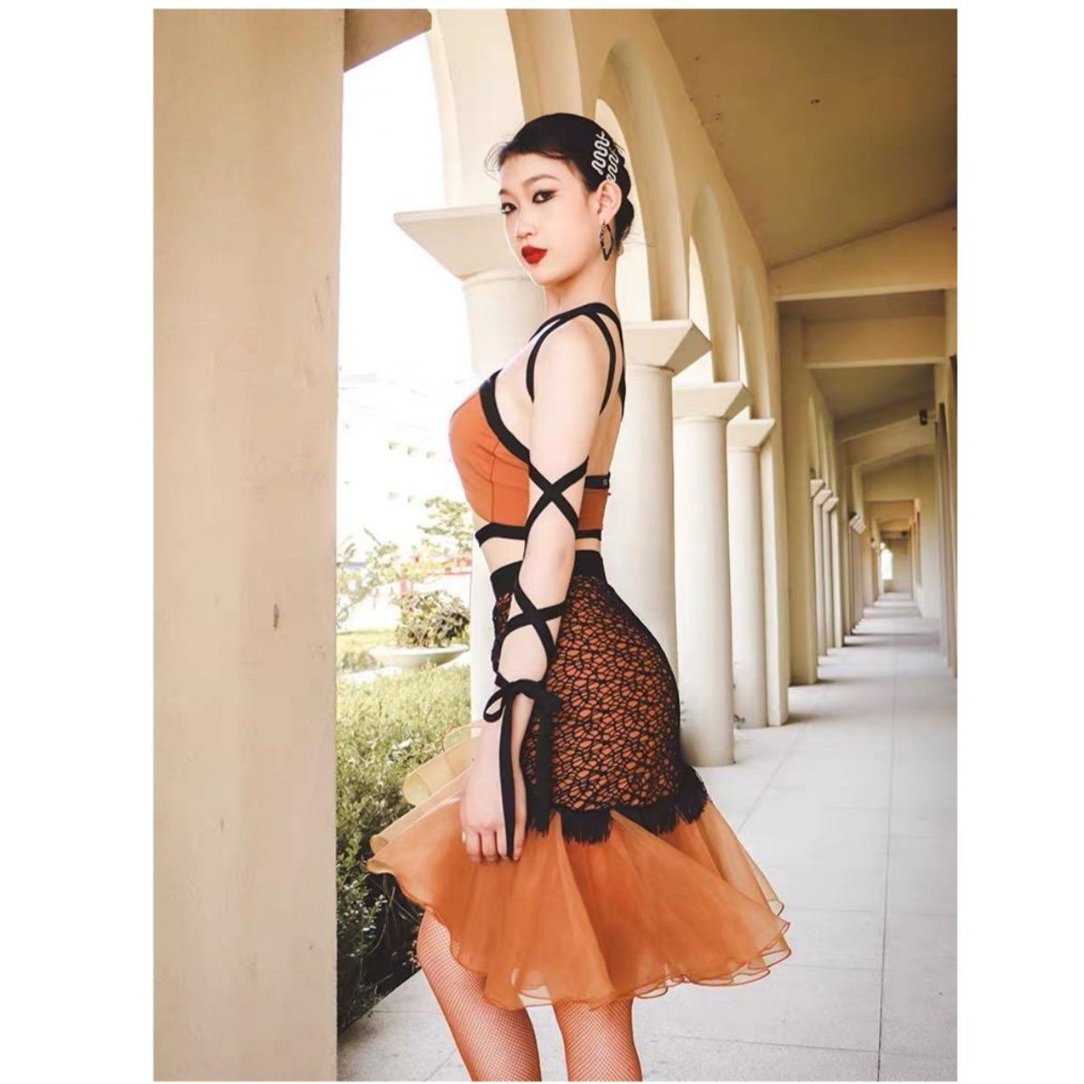 ベリーダンス衣装 体型カバー サイーディ インナーパンツ オーダー