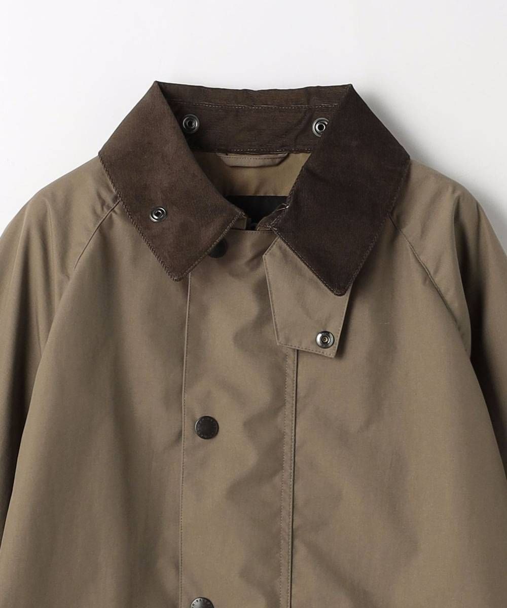 36 未使用品 Barbour バブアー エクスモア 3/4 Aライン コート ジャケット ナイロン モカ バーレー ユニセックス 231mcag003  - メルカリ