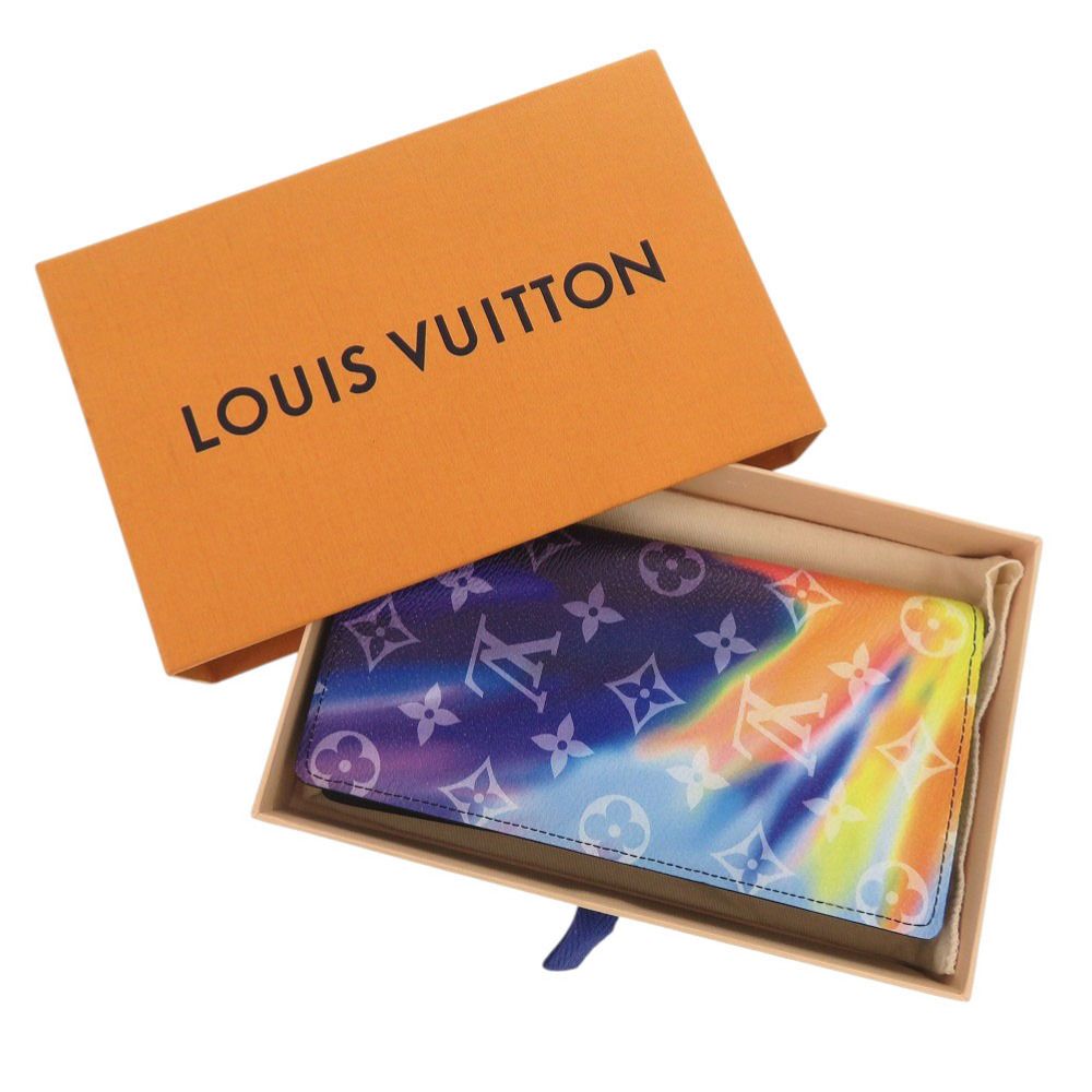 ルイ ヴィトン ポルトフォイユ ブラザ モノグラムサンセット M80957 ICチップ マルチ 長財布 LV 1707 LOUIS VUITTON