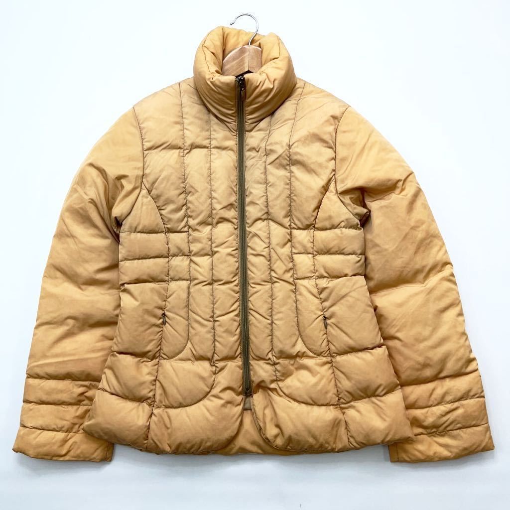 モンクレール MONCLER 日本正規 茶タグ ダウン ジャケット コート イエローベージュ 1 レディース リッチな最 アウター♪ BH97