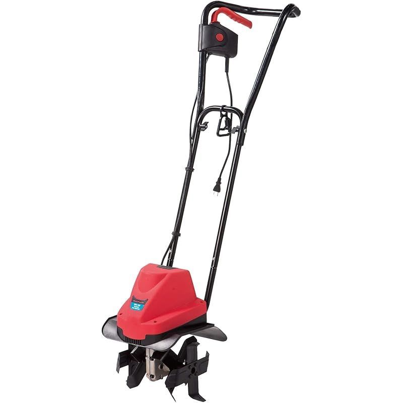 ナカトミ 電気耕運機 電気カルチベータ (耕幅300mm) (750W) 10m延長コード付き レッド/ブラック ERC-10D