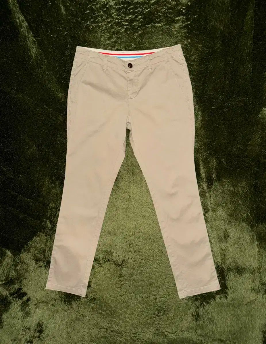 M BEAMS ビームス ハート ヴィンテージ ウォッシュ コットン チノ パンツ ベージュ