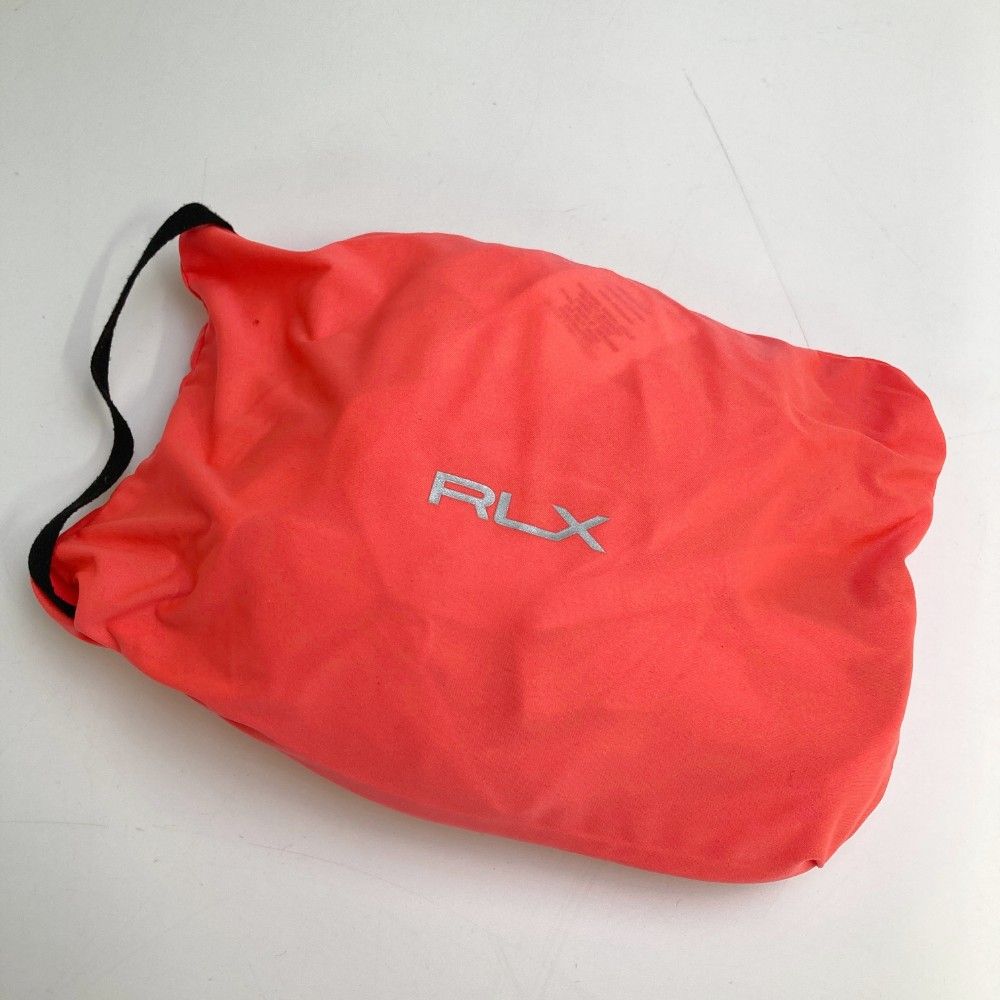 サイズ：S RLX ラルフローレン  ポケッタブル 長袖ジップジャケット  オレンジ系 [240101425831] ゴルフウェア レディース ストスト サイズ：S RLX ラルフローレン ポケッタブル 長袖ジップ