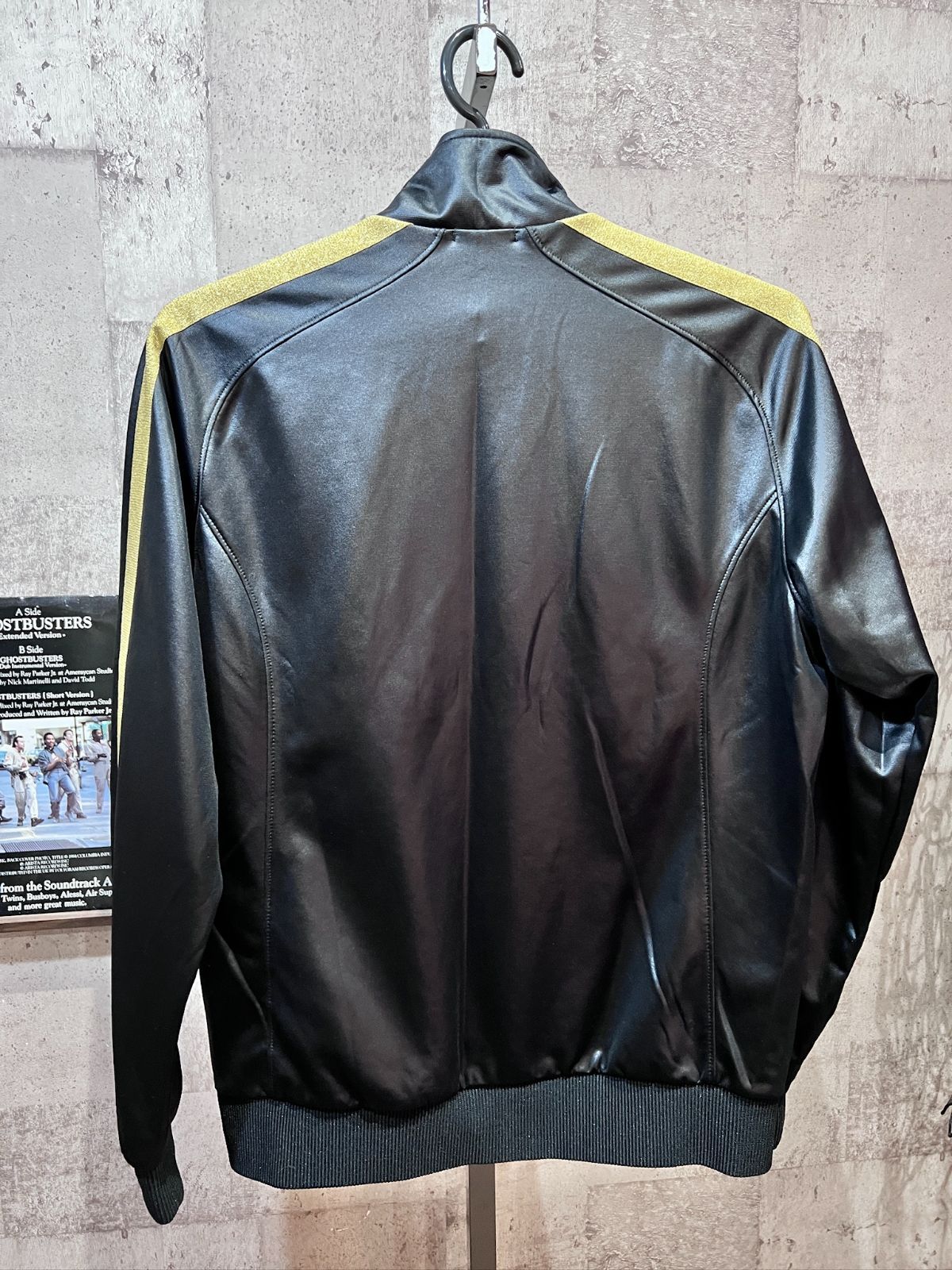 【超美品】アディダス adidas climaliteセットアップ  黒金 美品 アディダス 黒金ラメ CLIMALITE シャイニー ジャージ 上下