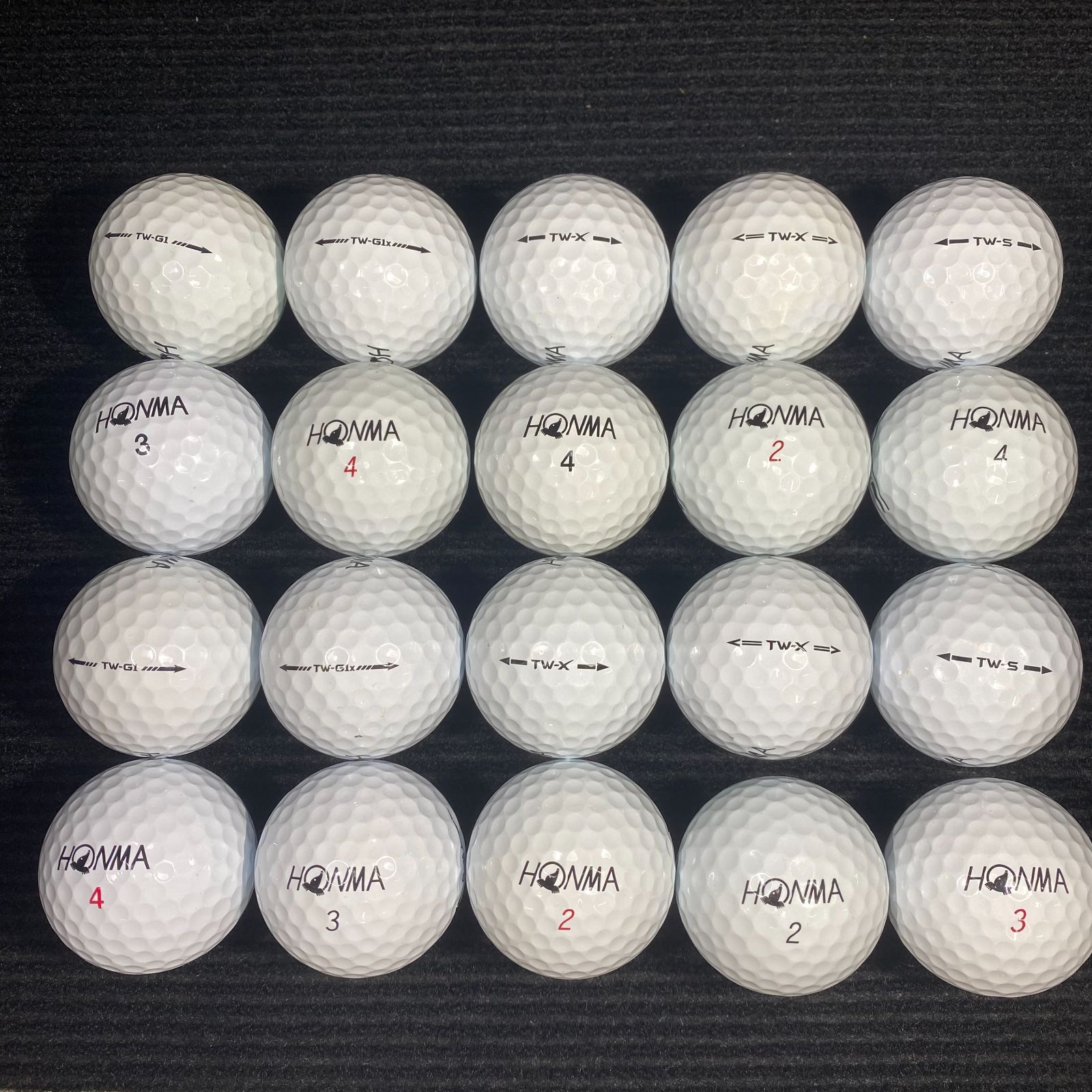 ロストボール HONMA ホンマゴルフ TWシリーズ（ホワイト） 20球セット ゴルフボール【美品】 - メルカリ