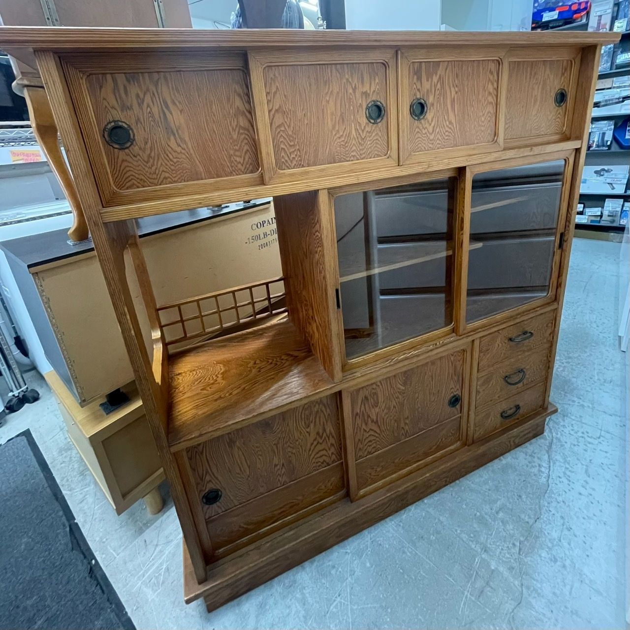 ☆民芸家具 屋久杉 茶箪笥 茶棚 レトロ アンティーク - メルカリ