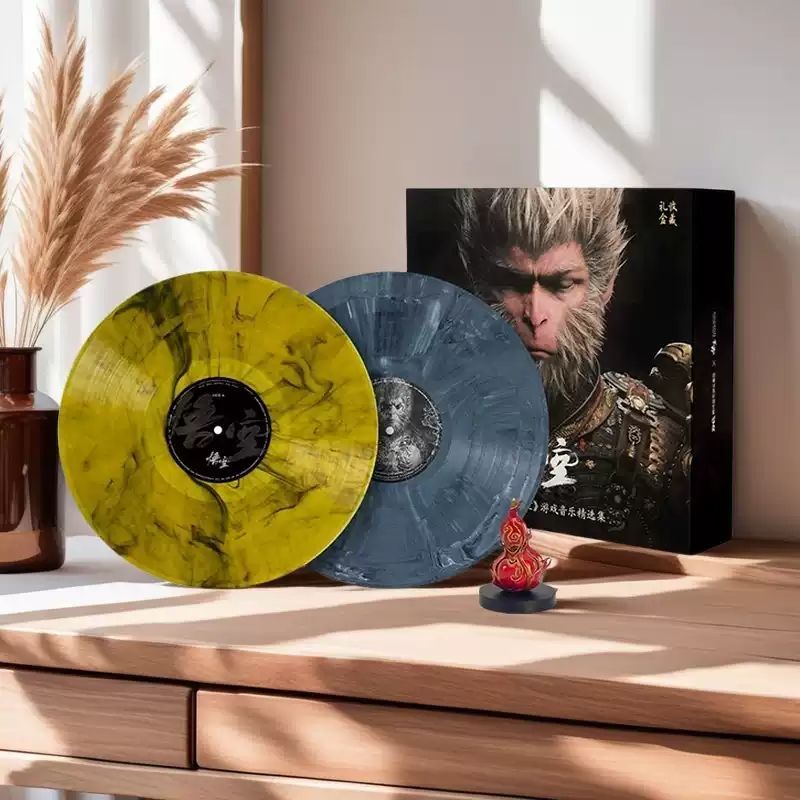 黒神話 悟空 BLACK MYTH WUKONG OSTアルバム LP2枚 黒神話 悟空 BLACK MYTH WUKONG OST カラー レコード アルバム