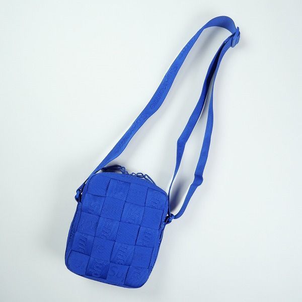 Size フリー SUPREME シュプリーム 24SS Woven Shoulder Bag Royal ショルダーバッグ 青 品-非常に良い 20825835