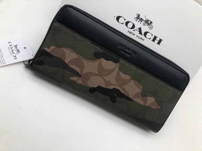 コーチ COACH 長財布 財布 シグネチャー アコーディオンラウンドジップ 