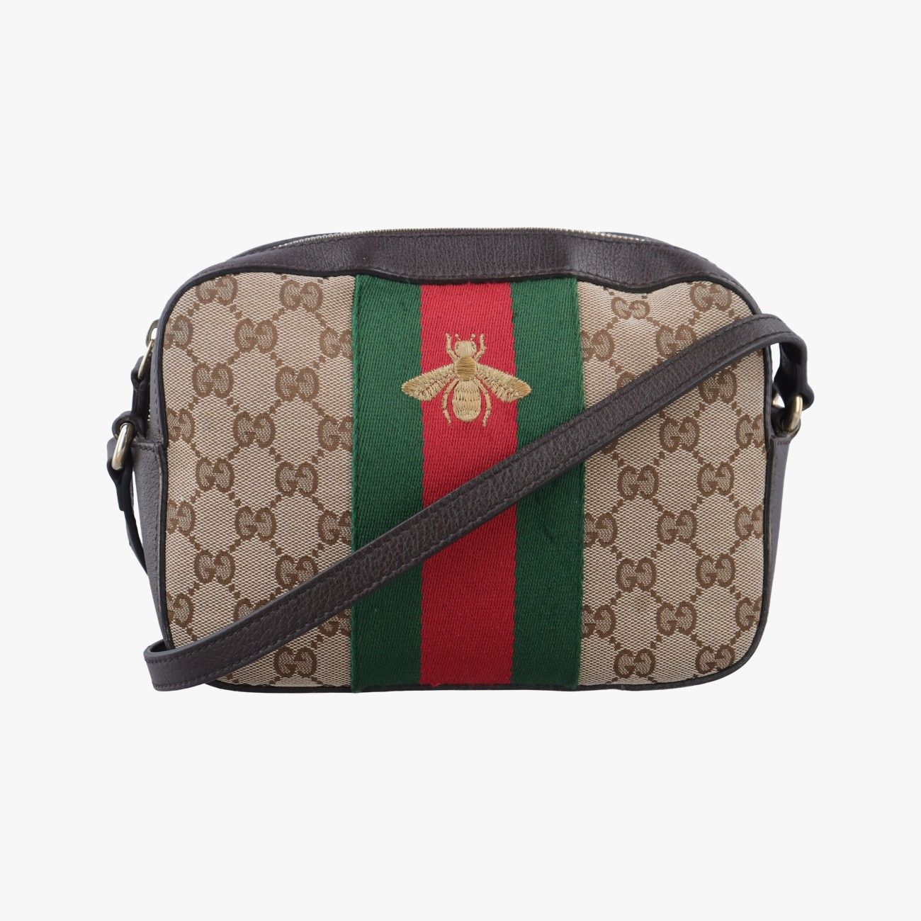 グッチGucciビー ウェブマルチ キャンバス412008F019342646