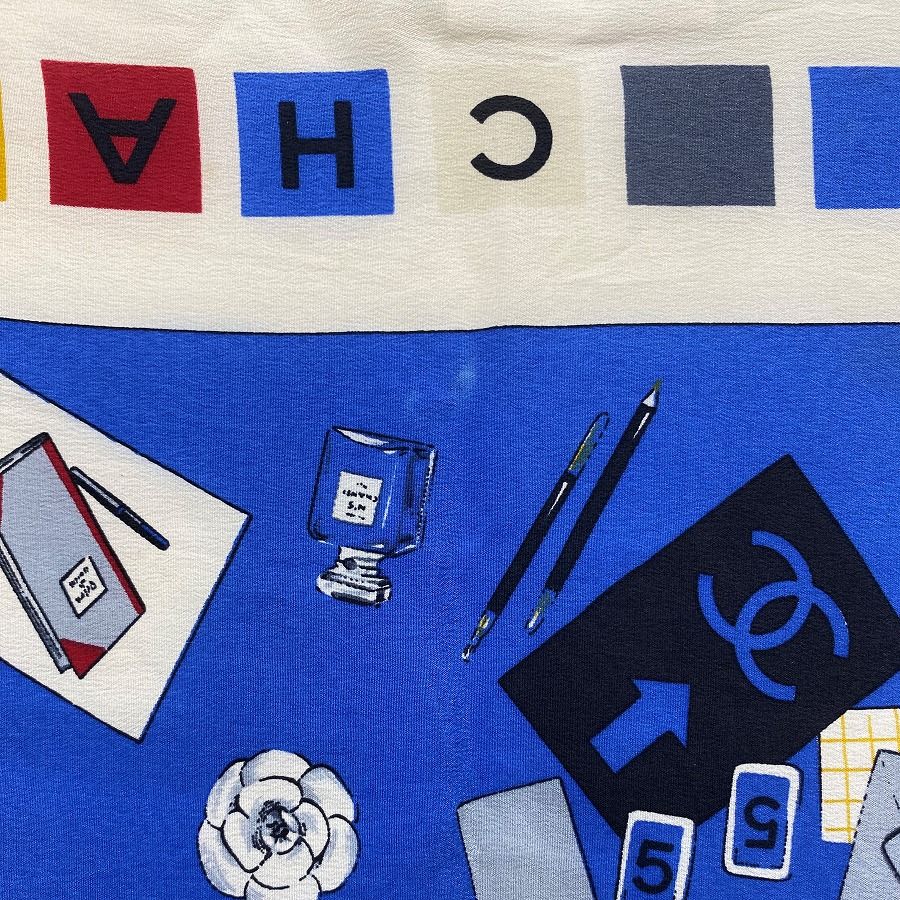 CHANEL シャネル スカーフ ヴィンテージ ココマーク 手紙 レター 