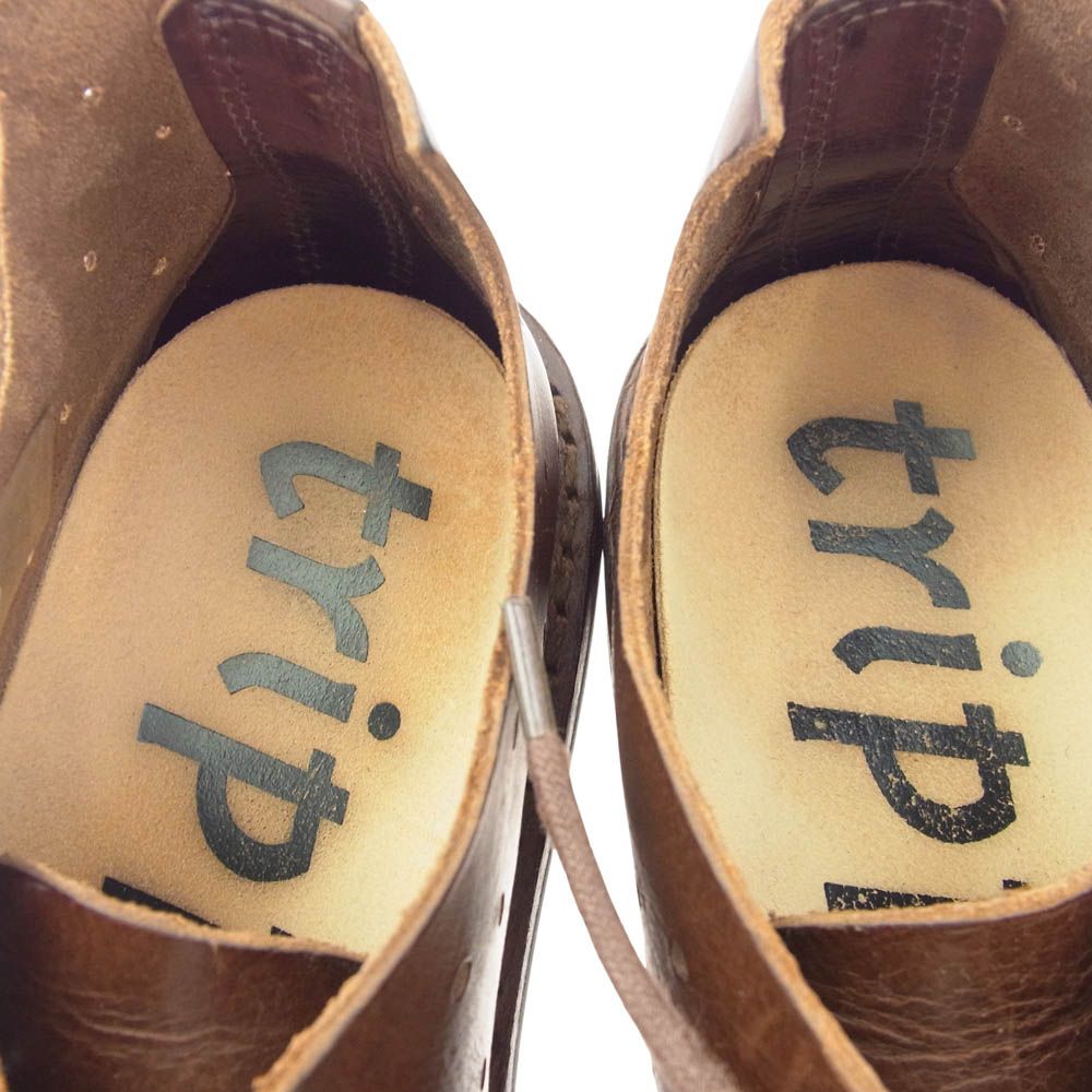 trippen トリッペン GOLF パンチング レザー レースアップ