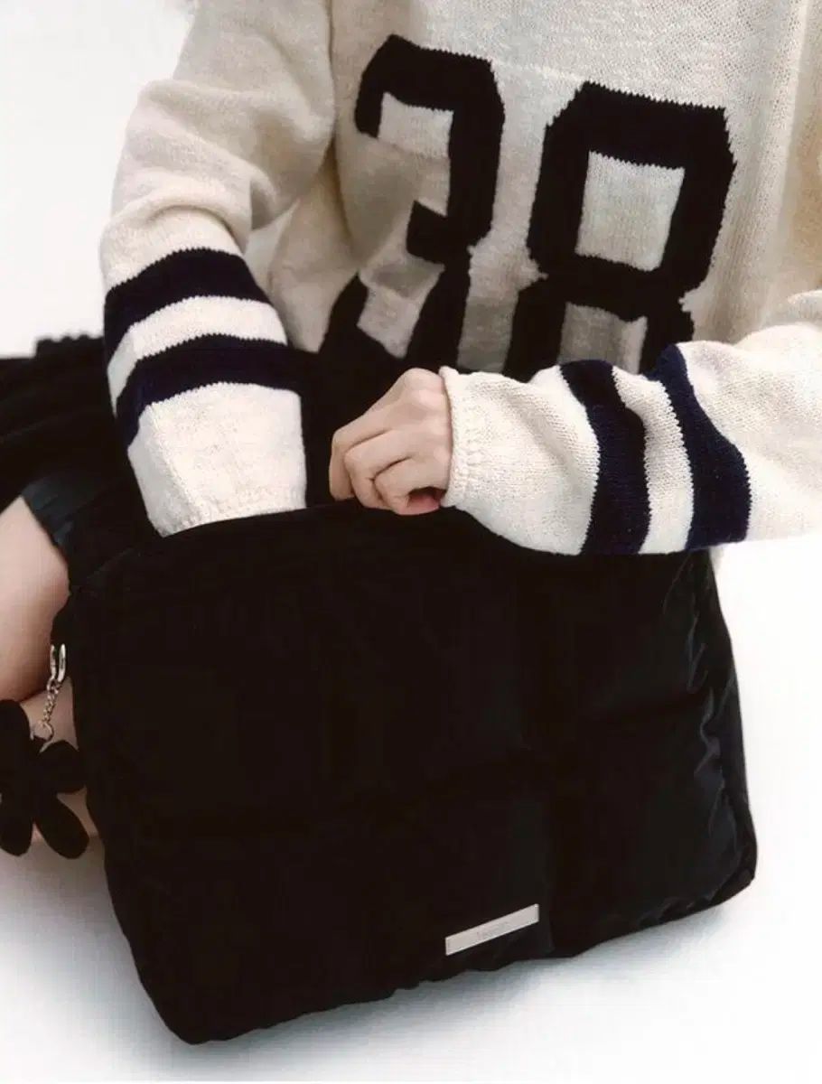 109000 パレット フラワー キーリング ダウンバッグ ブラック