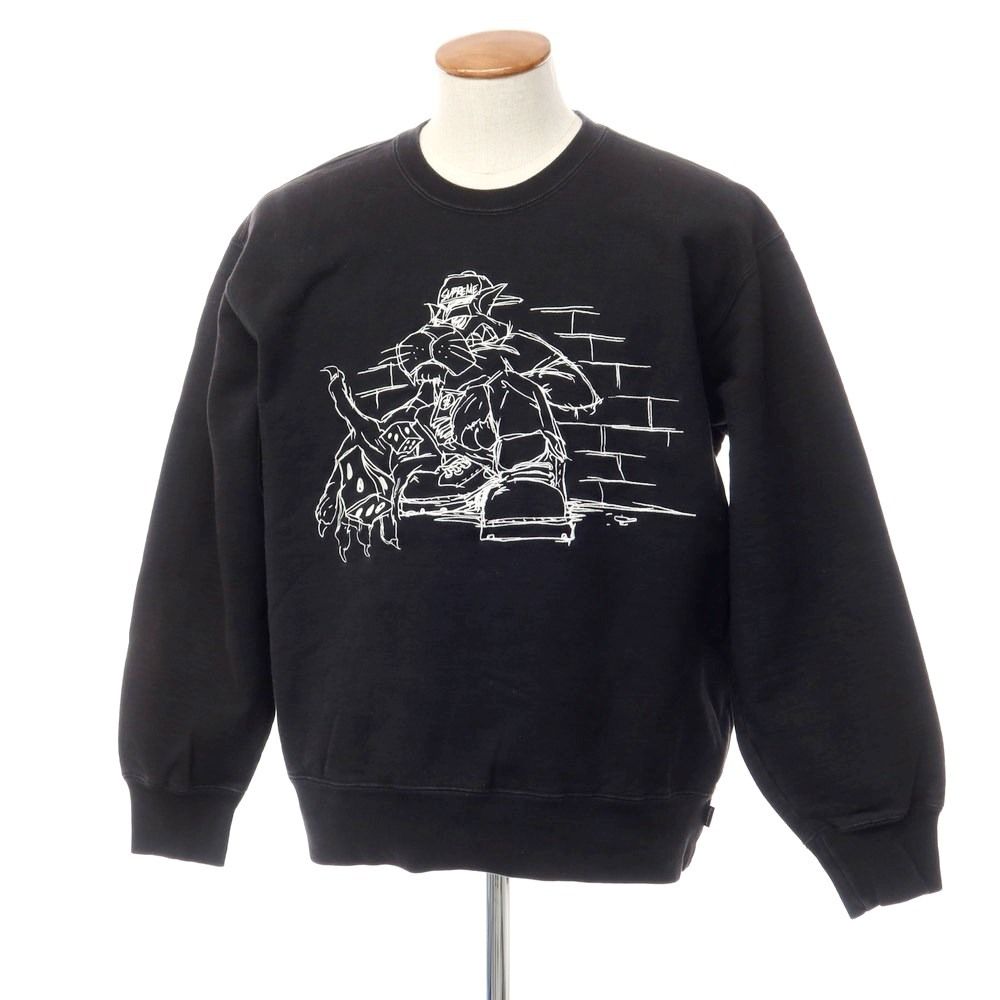 【中古】シュプリーム Supreme 2021年秋冬 Dice Crewneck クルーネックスウェット ブラック【サイズM】【メンズ】