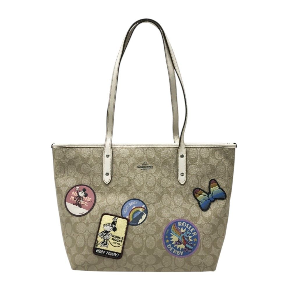 COACH ミニーマウス　コラボ　トートバッグF29358　ディズニー　ミニー COACH ミニーマウス コラボ トートバッグF29358 ディズニー