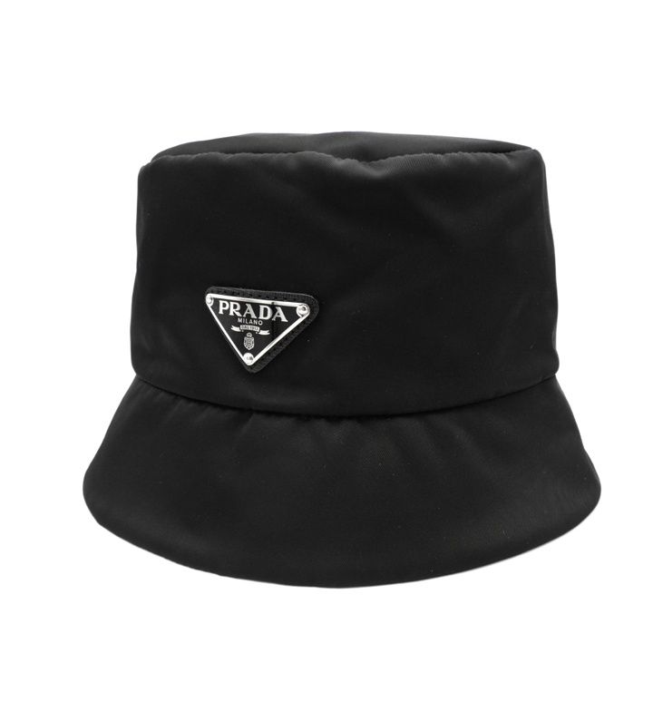プラダ PRADA × アディダス adidas Re Nylon 2HC137 トライアングル ロゴ ナイロン バケット ハット 43840