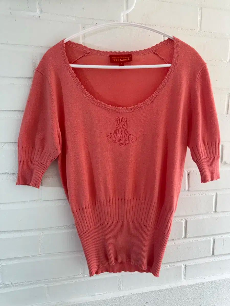 Vivienne Westwood RED LABEL 半袖ニット Sサイズ Vivienne Westwood(ヴィヴィアン・ウエストウッド) レッド
