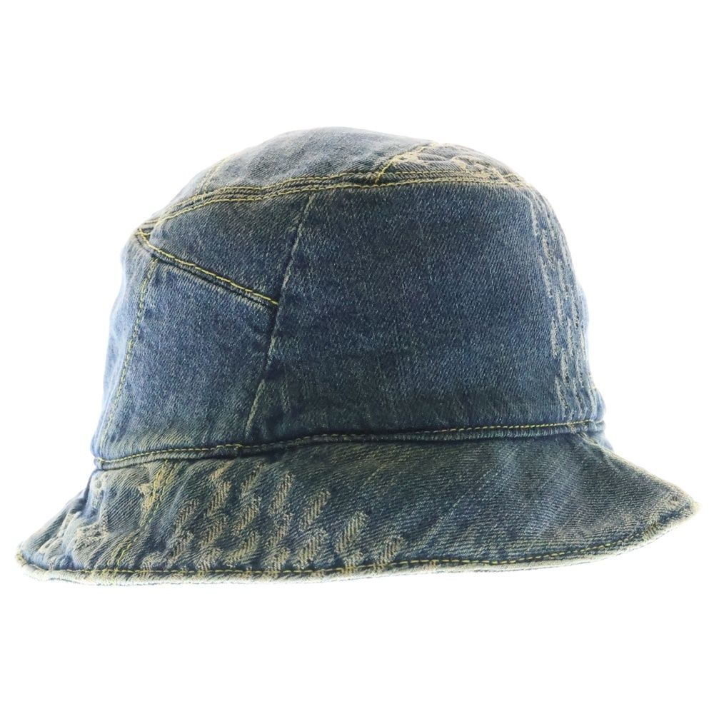 ルイヴィトン☆バケットハット デニム モノグラム ロゴ フリンジ LOUIS VUITTON (ルイヴィトン) ×NIGO モノグラム デニムバケット