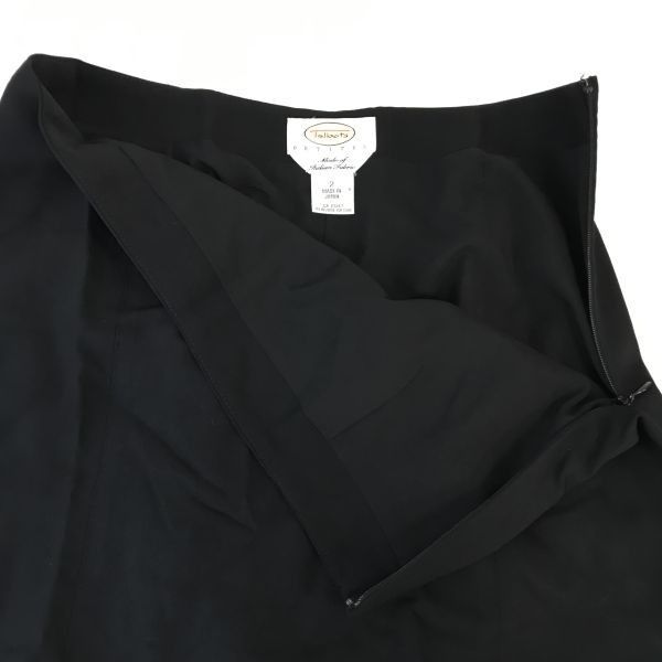 日本製★タルボット/Talbots★セットアップ/スカートスーツ【上下2/レディースM/黒/black】Jackets/skirt/Set up/Made in Japan◆cBH341 日本製☆タルボット/Talbots☆セットアップ/スカートスーツ【上下2