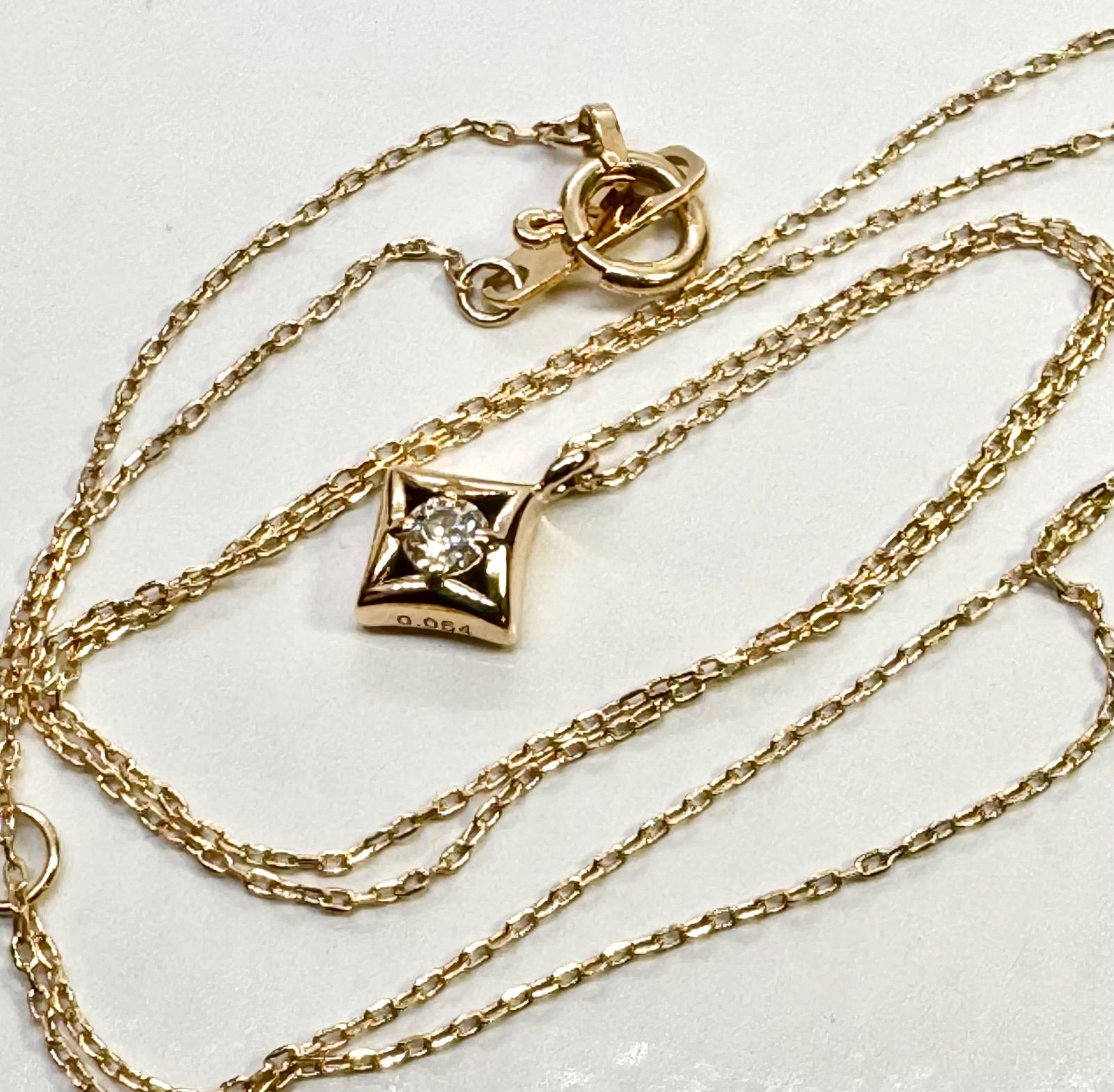 Wish upon a star◇ダイヤモンドネックレス*K10*フェスタリア